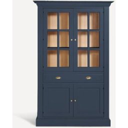 El Corte Inglés Vitrina con 2 puertas y 1 cajón Limoux . Azul Océano