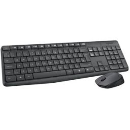 Logitech Teclado + Ratón MK235 Inalámbricos.