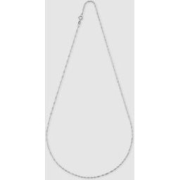 El Corte Inglés Cadena en oro blanco . (M) Plata