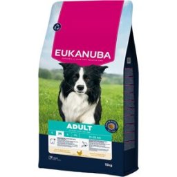 Eukanuba Pienso para perros adultos medianos pollo fresco 15 kg. (15 Kg)