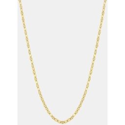 El Corte Inglés Collar cadena martillada de oro. Oro