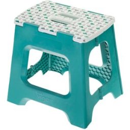 Vigar Taburete Plegable Plástico Geom 32 cm. (1 peldaño) Turquesa
