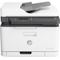 HP Impresora láser multifunción color Color Laser 179fnw, Wi-Fi, copia, escanea, envía fax. Blanco