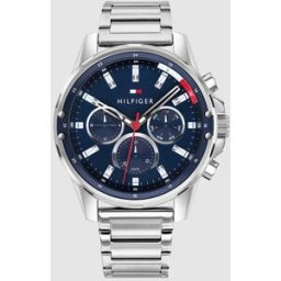 Tommy Hilfiger Reloj de hombre 1791788 multifunción de acero. Plata