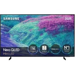 Samsung TV Neo QLED Mini LED 163cm (65') QN1EF, UHD 4K, AI Upscaling Pro con Inteligencia Artificial, Smart TV. Negro