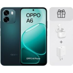 Oppo A6 6 GB + 256 GB móvil libre + Auriculares Enco Buds3 + Cargador supervooc 45W. (256 GB + 6 GB RAM) Sapphire Black