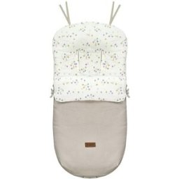 Jané Saco para carro de bebé Nest Plus Slight convertible en colchoneta. Beige niño