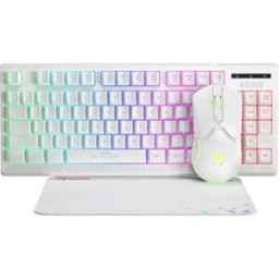 Marvo Combo Teclado+Ratón+Alfombrilla MA-CM310WH SP. Blanco