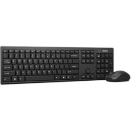 Lenovo Combo de teclado + ratón inalámbrico 100 Negro. Negro