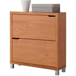 Kit Closet Mueble Zapatero 2 Trampones Kubox Acabado Cerezo. Cerezo