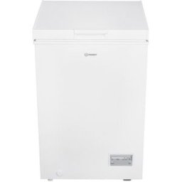 Indesit Congelador horizontal estático, 98 litros- INCF 984 E. Blanco