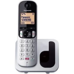 Panasonic Teléfono inalámbrico Dect KX-TGC250SPS plata / negro. Plata / Negro