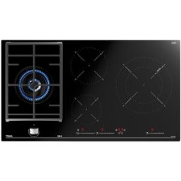 Teka Placa gas mixta 1 quemador y 3 zonas inducción - JZC 94313 ABNBK. Cristal negro