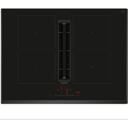 Siemens Placa inducción con extractor integrado, 4 zonas de cocción - ED851HQ26E. Negro
