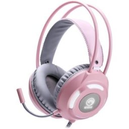 Marvo Auriculares Diadema con micrófono HG8936. Rosa