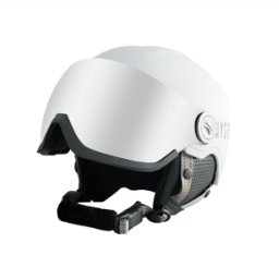 Hysteresis Casco de esquí y snow con Visor H-Shock . (59-61 cm) Blanco