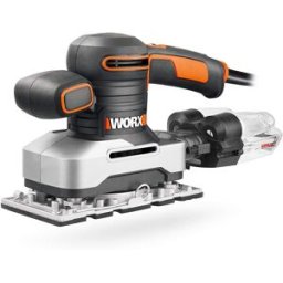 Worx Lijadora Orbital Eléctrica con cable a red 270 W WX642.1. Naranja / Negro