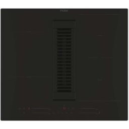 HAIER Placa inducción con extractor integrado, control deslizante multislider, Series 6 - HAIH6IEMCF. Negro
