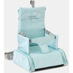 Cotton Juice Baby Home Trona de viaje isotérmica Abecedario de . (33 X 46 X 30 cm) Verde Mint niño