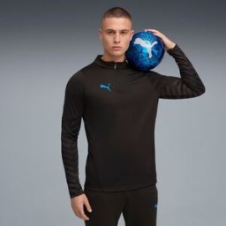 Puma Chaqueta individualCUP de Hombre 1/4 Zip-Top . (XL) Negro