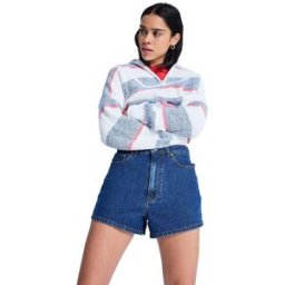 Roxy Pantalón corto vaqueros de mujer Offshore Mid Ocean Blue . (XXS) Azul