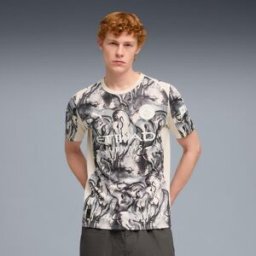 Puma Camiseta de Fútbol de Hombre MCFC YOH . (L) Gris