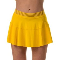 Drop shot Falda de pádel mujer Sol . (XS) Amarillo