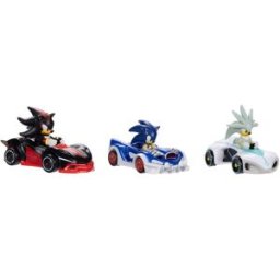 Jakks Pacific Pack de 3 Vehículos Sonic, Serie 7 .