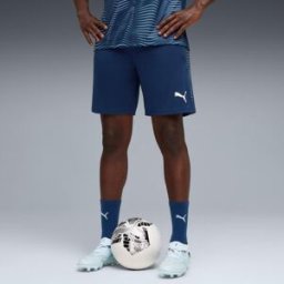 Puma Pantalones cortos de Futbol de Hombre individualFINAL . (S) Azul
