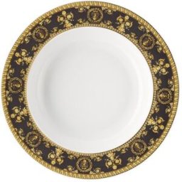 Versace Plato hondo Baroque . Negro