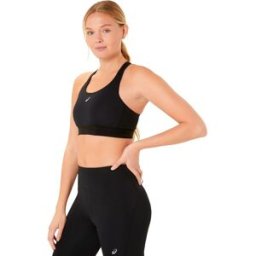 ASICS Top de mujer Road CompreSSion Bra . Negro