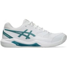 ASICS Zapatillas Pádel de Hombre GEL-DEDICATE 8 PADEL . (44) Blanco / Verde