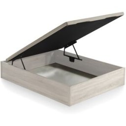 Ecus Canapé abatible de madera de gran capacidad Gina GC . (Cama 200 x 200 cm) Ártico