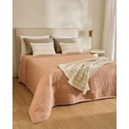 El Corte Inglés Edredón algodón Handa. (Cama 150 cm) Rosa