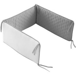 Cambrass Protector para cuna (60x120 cm) Supersoft. Gris perla niño