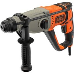 Black & Decker Martillo Eléctrico a red SDS-Plus 3 Modos 800 W con Maletín. Naranja / Negro