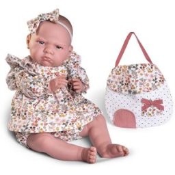 Muñecas Antonio Juan Muñeca Mi Primer Reborn Berta bolsita casita .