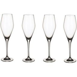 Villeroy & Boch Juego de 4 copas de cava La Divina . (7 cm) Cristal