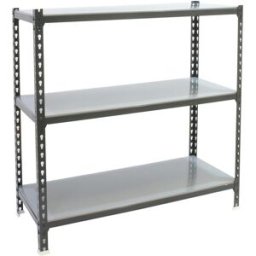 SIMONRACK Estantería metálica Simonclick Superplus 3 Baldas 110x90x30 cm. (110 x 90 x 30 cm) Antracita / Gris