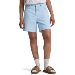 Quiksilver Pantalón corto vaquero de mujer Mom . (L) Azul denim