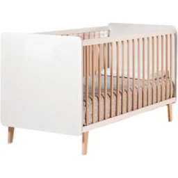 Micuna Cuna convertible (140 x 70 cm) Big Trevi. Blanco niño