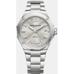 Baume & Mercier Reloj de mujer Riviera M0A10615 automático de acero. Plata