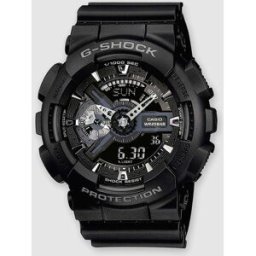 Casio Reloj de hombre G-SHOCK GA-110-1BER Luz LED automática Antimagnético Cronómetro. Negro
