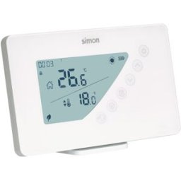 SIMON Termostato Digital Programable Semanal Portátil . Blanco