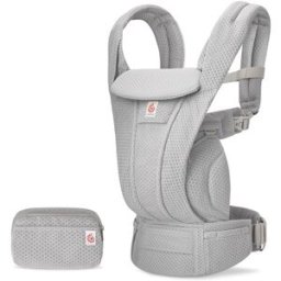 Ergobaby Mochila portabebé Omni Deluxe Mesh 4 posiciones. (65 X 41 X 38 Cm) Gris claro niño