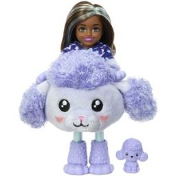 Barbie Chelsea Cutie Reveal Muñeca con disfraz de caniche.