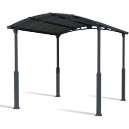 CANOPIA Cochera Aluminio Alpine Altura Regulable 359x435x352 cm. Gris oscuro