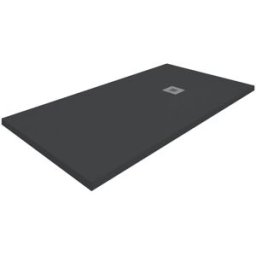 Profiltek Plato de ducha extraplano de resina Gotham . (160 x 70 cm) Antracita