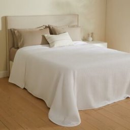 El Corte Inglés Colcha algodón Marlene . (Cama 180 cm) Blanco