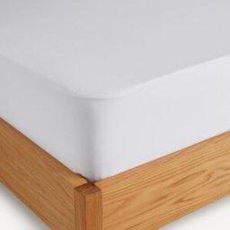 El Corte Inglés Protector de colchón Tencel Extrasuave Impermeable . (Cama 105 x 200 cm) Blanco